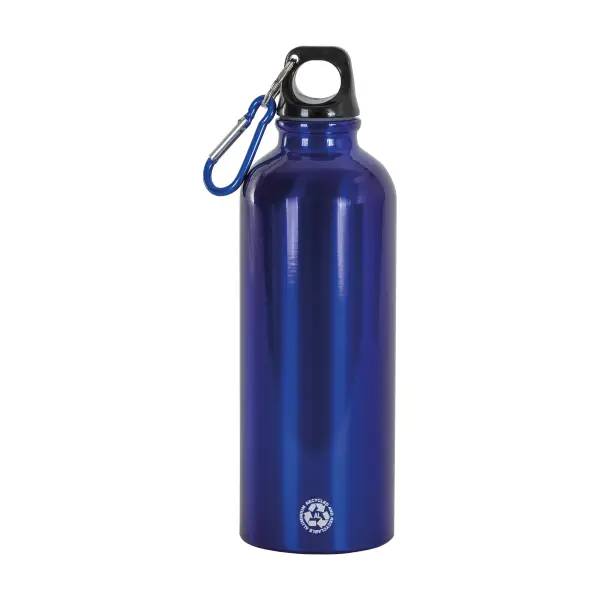 Borraccia in alluminio riciclato 500ml con moschettone - Immagine 2