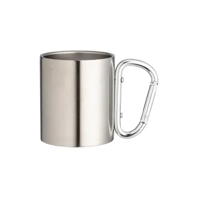 Tazza in acciaio manico a moschettone 200 ml - Immagine 5