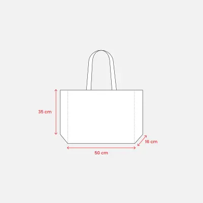 Borsa shopper in PET riciclato CERVINIA - Immagine 3