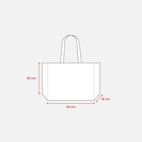 Borsa shopper in PET riciclato CERVINIA - Immagine 3