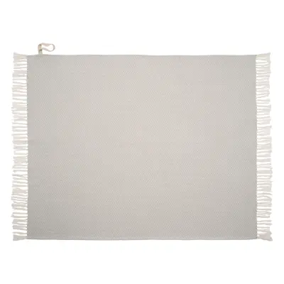 Coperta con frange realizzata in materiale 100% riciclato - Immagine 10