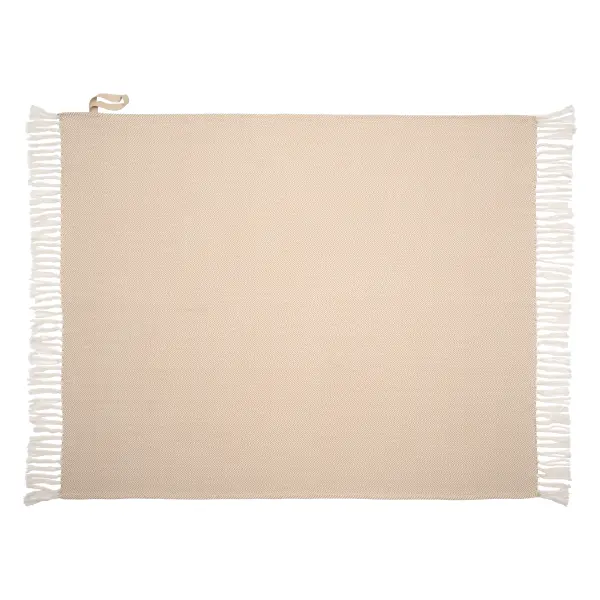 Coperta con frange realizzata in materiale 100% riciclato - Immagine 2