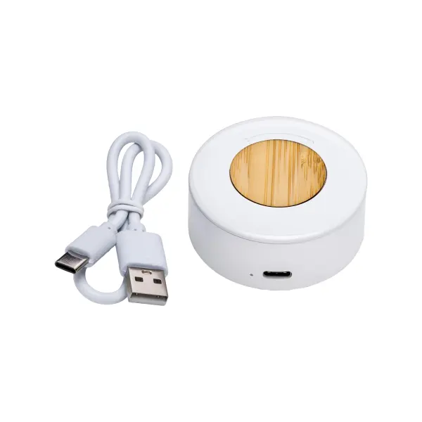 Auricolari con inserto in bambù e ABS riciclato - Immagine 5