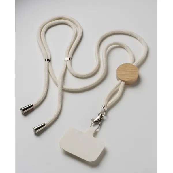 Cordino portacellulare cotone con tag - Immagine 3