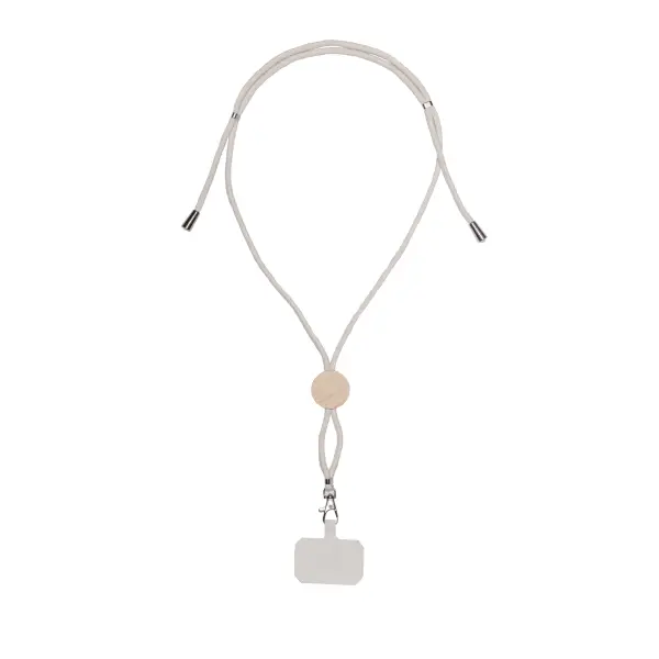 Cordino portacellulare cotone con tag - Immagine 1