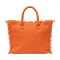 Borsa in cotone con chiusura a zip e tasca interna - Anteprima 12