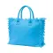 Borsa in cotone con chiusura a zip e tasca interna - Anteprima 5