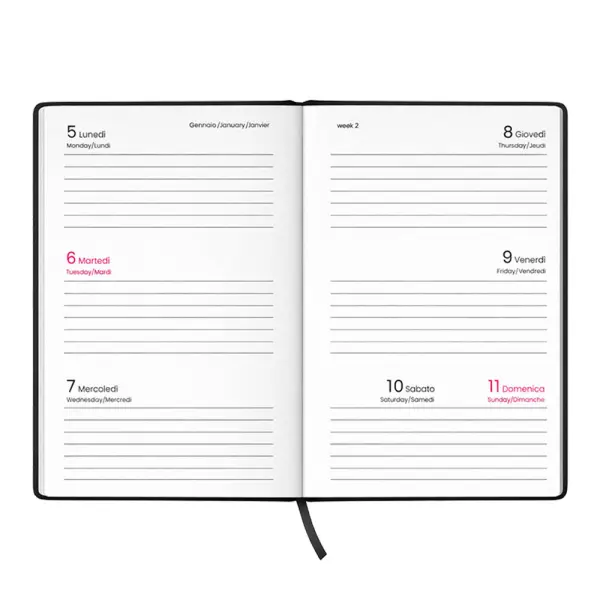 Agenda tascabile settimanale copertina rigida OPPO - Immagine 24