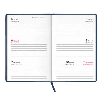 Agenda tascabile settimanale copertina rigida OPPO - Immagine 15
