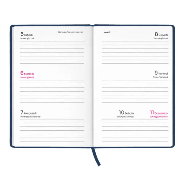 Agenda tascabile settimanale copertina rigida OPPO - Immagine 15