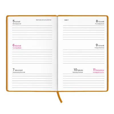 Agenda tascabile settimanale copertina rigida OPPO - Immagine 12