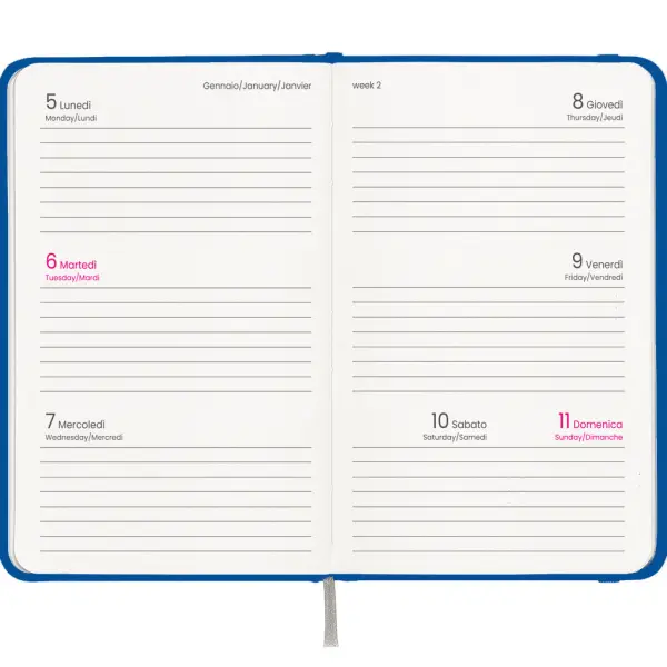 Agenda tascabile settimanale copertina rigida OPPO - Immagine 9