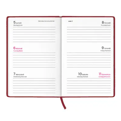 Agenda tascabile settimanale copertina rigida OPPO - Immagine 6