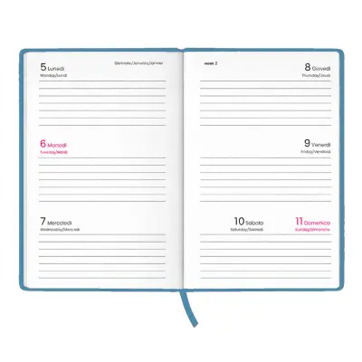 Agenda tascabile settimanale copertina rigida OPPO - Immagine 3