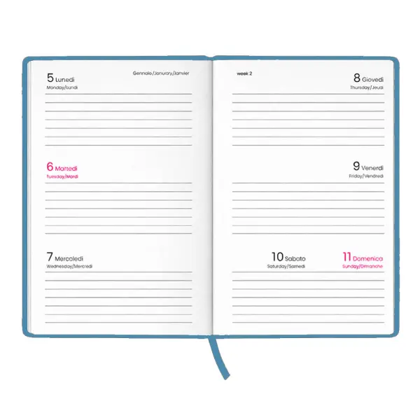 Agenda tascabile settimanale copertina rigida OPPO - Immagine 3