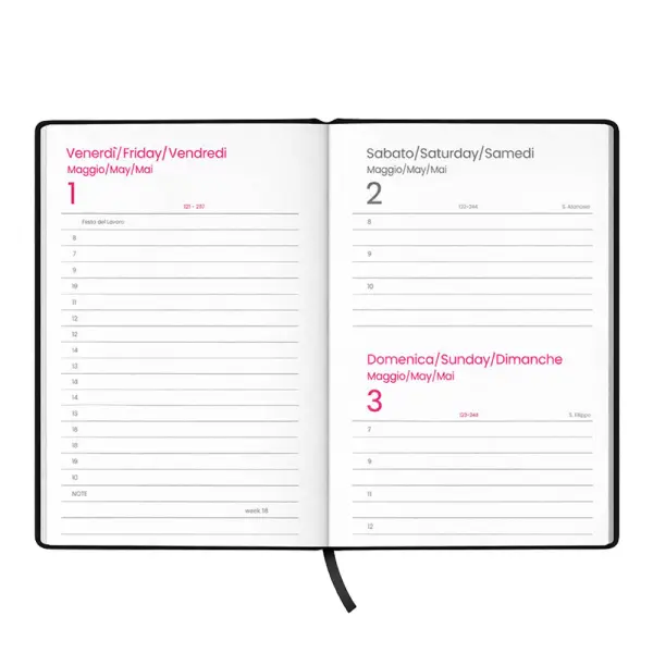 Agenda giornaliera copertina personalizzabile S/D - Immagine 24