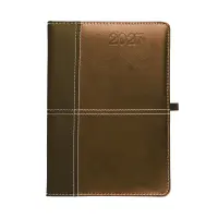 Agenda settimanale copertina rigida con impuntura