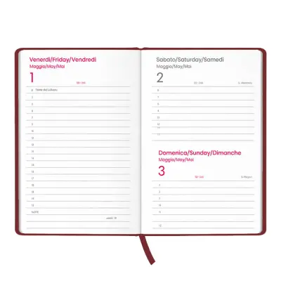 Agenda giornaliera S/D Copertina personalizzabile - Immagine 6