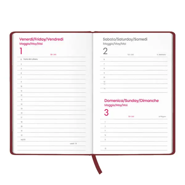 Agenda giornaliera S/D Copertina personalizzabile - Immagine 6