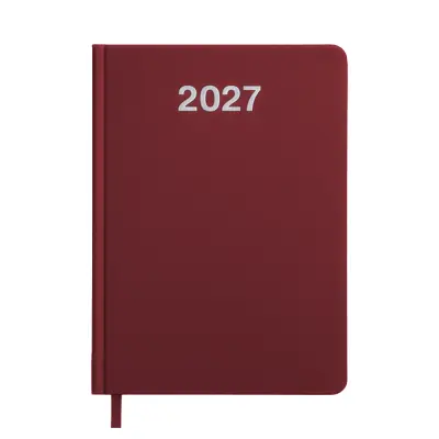 Agenda giornaliera copertina rigida in cartoncino laminato opaco - Immagine 2