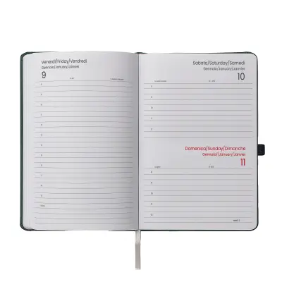 Agenda giornaliera copertina rigida impuntura - Immagine 9