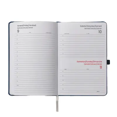 Agenda giornaliera copertina rigida impuntura - Immagine 6