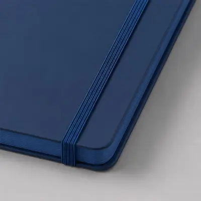Agenda settimanale copertina rigida in termo PU con bordo colorato - Immagine 1