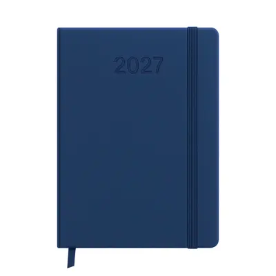 Agenda giornaliera Copertina rigida in termo PU e bordo colorato - Immagine 2
