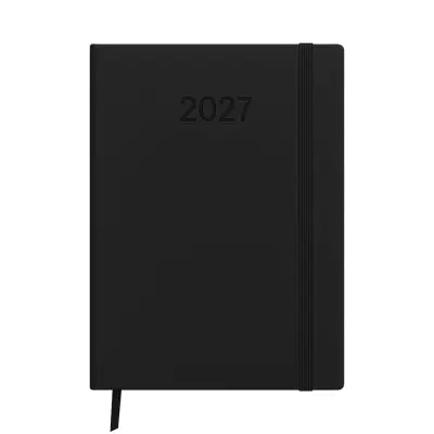 Agenda settimanale copertina rigida in termo PU con bordo colorato - Immagine 5