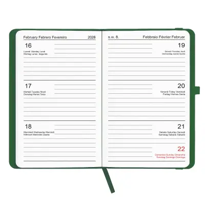Agenda tascabile settimanale copertina rigida termovirante - Immagine 6