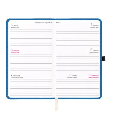 Agenda tascabile settimanale copertina rigida - Immagine 5