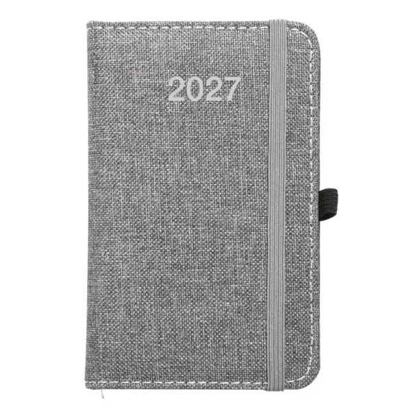 Agenda tascabile settimanale copertina in PET riciclato - Immagine 1