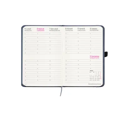 Agenda settimanale copertina rigida con effetto mélange - Immagine 5