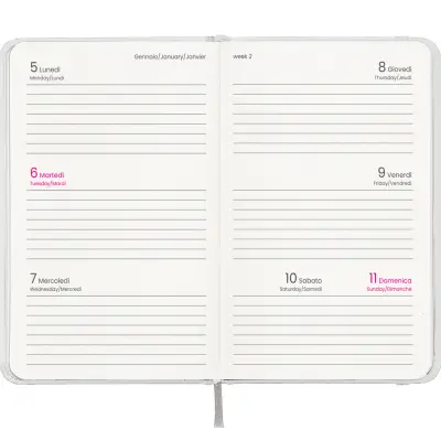 Agenda tascabile settimanale copertina cartoncino laminato - Immagine 20