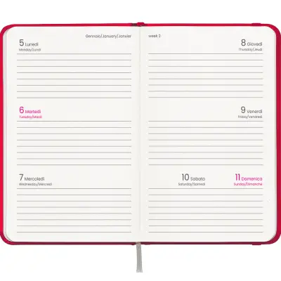 Agenda tascabile settimanale copertina cartoncino laminato - Immagine 14