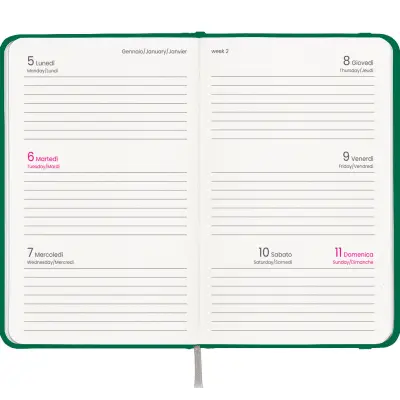 Agenda tascabile settimanale copertina cartoncino laminato - Immagine 11