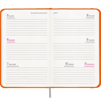 Agenda tascabile settimanale copertina cartoncino laminato - Immagine 5