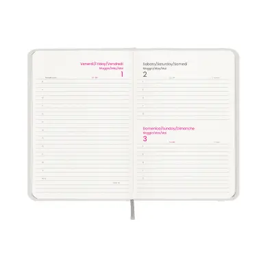 Agenda giornaliera copertina rigida in cartoncino laminato - Immagine 20