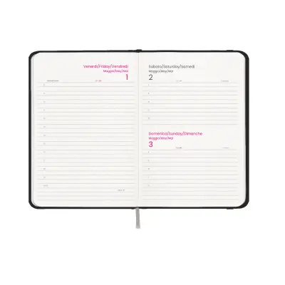 Agenda giornaliera copertina rigida in cartoncino laminato - Immagine 17
