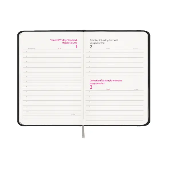 Agenda giornaliera copertina rigida in cartoncino laminato - Immagine 17