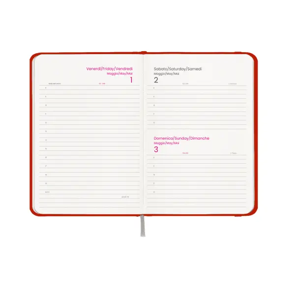Agenda giornaliera copertina rigida in cartoncino laminato - Immagine 14