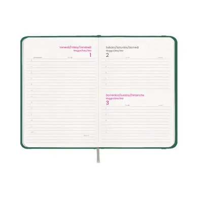 Agenda giornaliera copertina rigida in cartoncino laminato - Immagine 11
