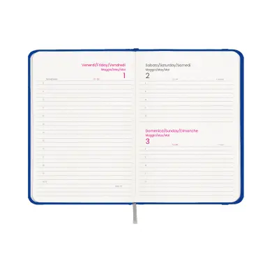 Agenda giornaliera copertina rigida in cartoncino laminato - Immagine 2