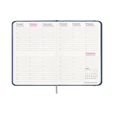 Agenda settimanale copertina rigida in cartoncino laminato - Immagine 8