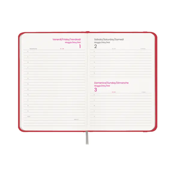 Agenda giornaliera copertina in cartoncino laminato rigida - Immagine 14
