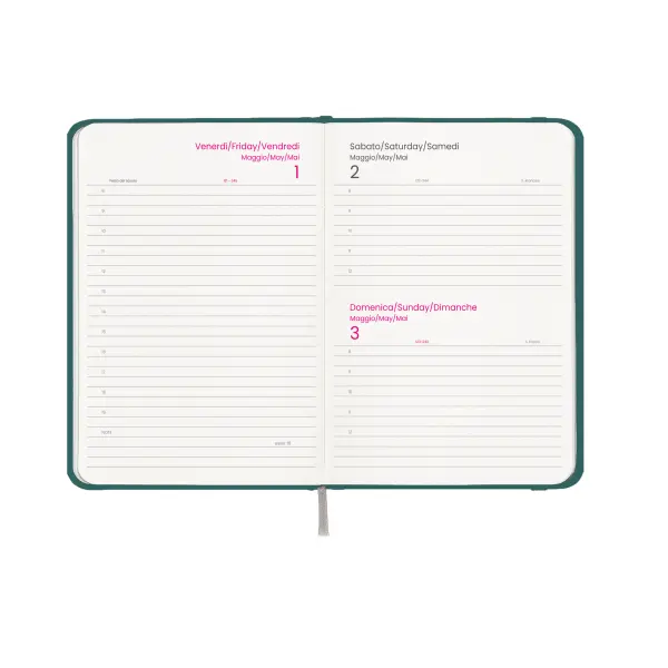 Agenda giornaliera copertina in cartoncino laminato rigida - Immagine 11