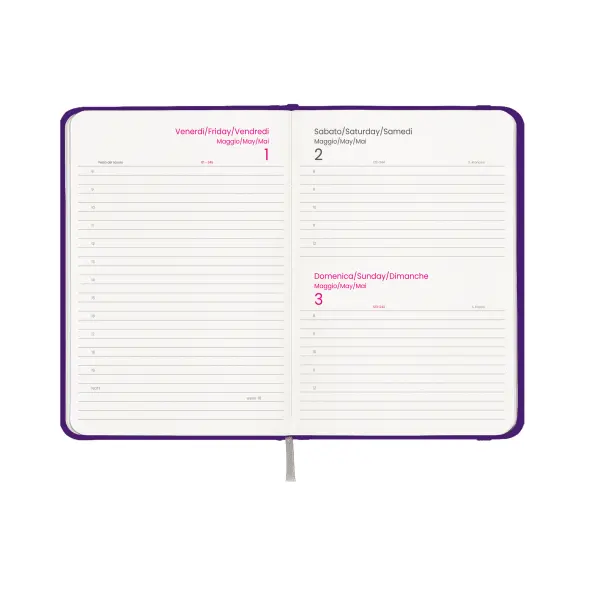 Agenda giornaliera copertina in cartoncino laminato rigida - Immagine 8