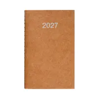Agenda tascabile settimanale copertina flessibile 16x5,5 cm