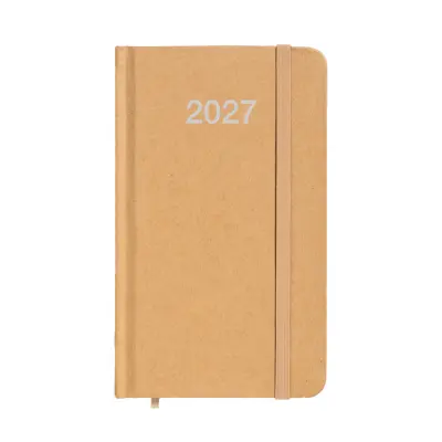 Agenda tascabile settimanale copertina rigida in cartoncino