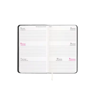 Agenda tascabile settimanale copertina in PU flessibile - Immagine 20